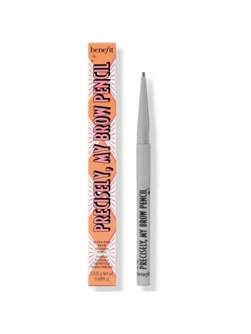 Benefit Cosmetics Precisely My Brow Eyebrow Pencil Mini 3 Warm Light Brown NEW